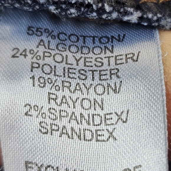 Wit & Wisdom Jeans Straight Leg Denim Women's 0 Button Fly Ab comfort stretch - Picture 8 of 11